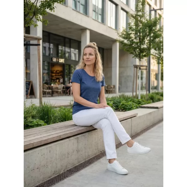  Frauen t -Shirt mit kurzen Ärmeln SAM 73 LTSR615 DUNKELBLAU 