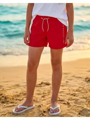 Shorts des Mädchens SAM 73 GS 524 ROT