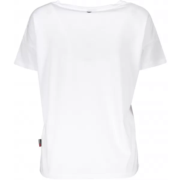  Frauen t -Shirt mit kurzen Ärmeln SAM 73 WT 803 WEIß 