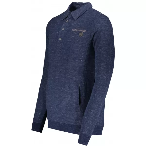  Herren-Sweatshirt KIXMI JASPER DUNKELBLAUE HIGHLIGHTS 