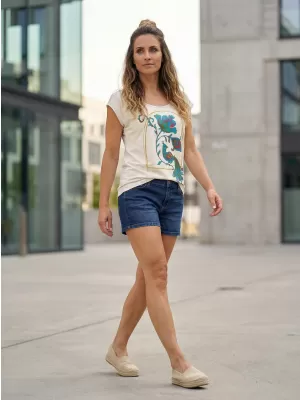 Damen-T-Shirt KIXMI JACKIE HELLBEIGE
