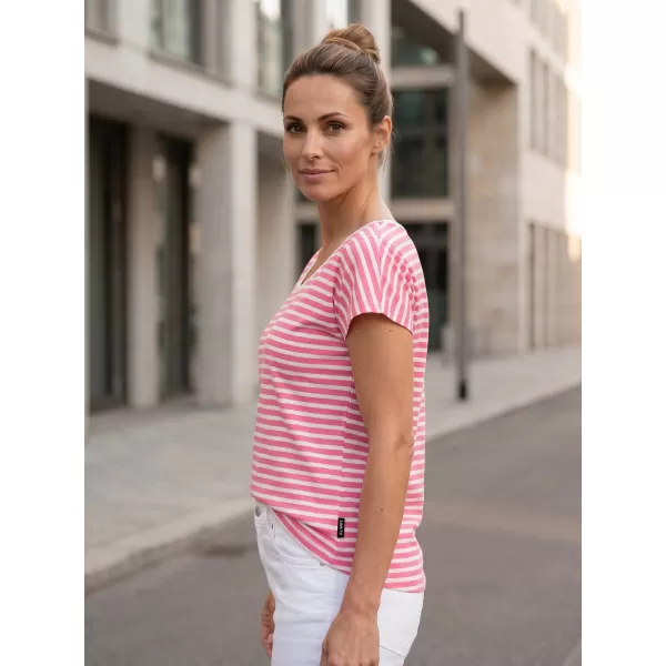  Frauen t -Shirt mit kurzen Ärmeln SAM 73 ALESIA LTSR627 ROSA 