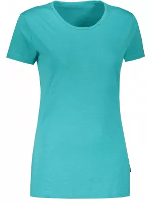 Frauen t -Shirt mit kurzen Ärmeln SAM 73 LTSR615 TÜRKIS