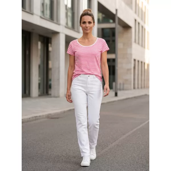  Frauen t -Shirt mit kurzen Ärmeln SAM 73 ALESIA LTSR627 ROSA 