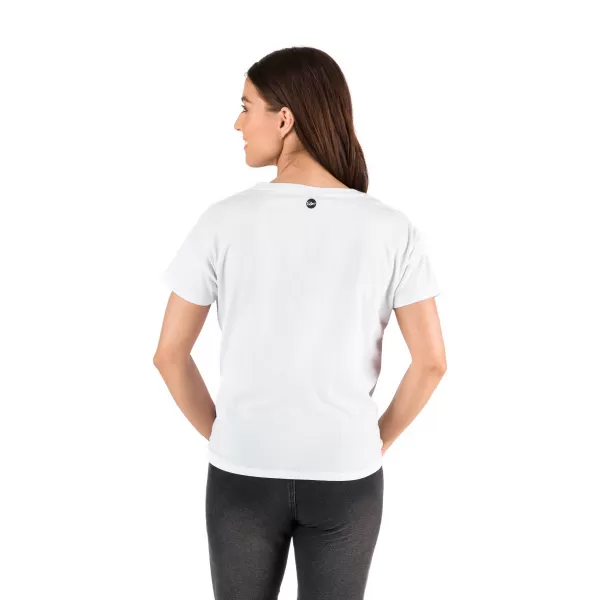  Frauen t -Shirt mit kurzen Ärmeln SAM 73 WT 803 WEIß 