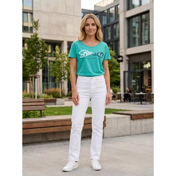  Frauen t -Shirt mit kurzen Ärmeln SAM 73 WT 801 NEON 