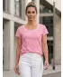 Frauen t -Shirt mit kurzen Ärmeln SAM 73 ALESIA LTSR627 ROSA