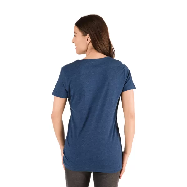  Frauen t -Shirt mit kurzen Ärmeln SAM 73 LTSR615 DUNKELBLAU 
