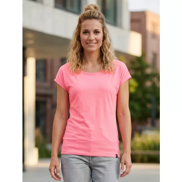  Frauen t -Shirt mit kurzen Ärmeln SAM 73 WT 796 NEON 