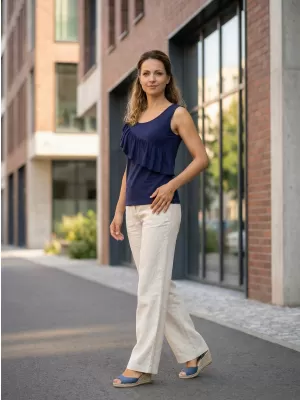 Damen-Tanktop KIXMI JETTIE DUNKELBLAU