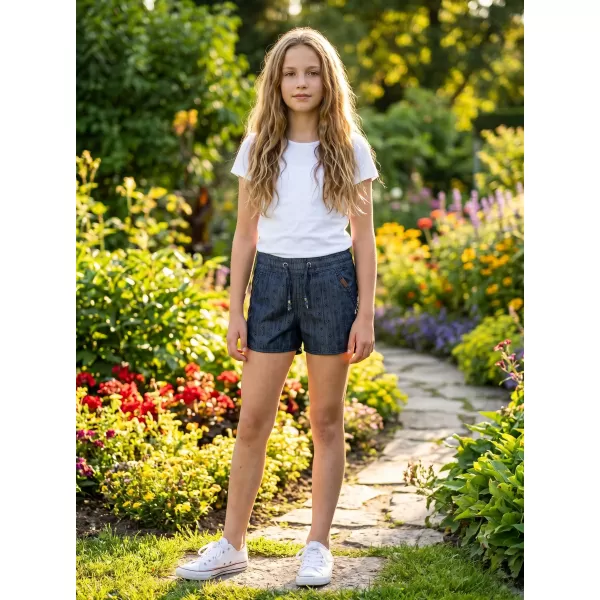  Shorts des Mädchens SAM 73 GS 525 DUNKLER DENIM 