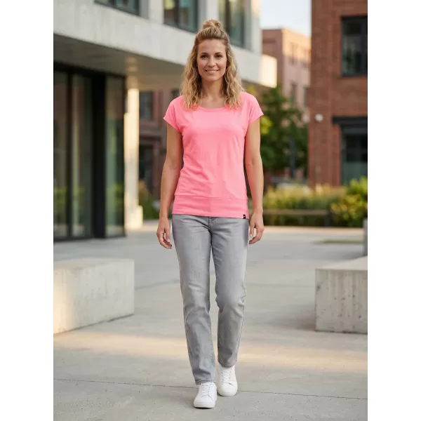  Frauen t -Shirt mit kurzen Ärmeln SAM 73 WT 796 NEON 
