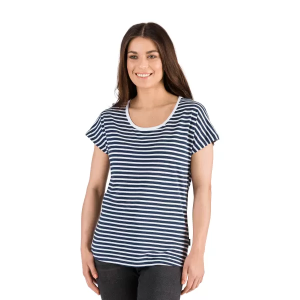 Frauen t -Shirt mit kurzen Ärmeln SAM 73 ALESIA LTSR627 DUNKELBLAU 