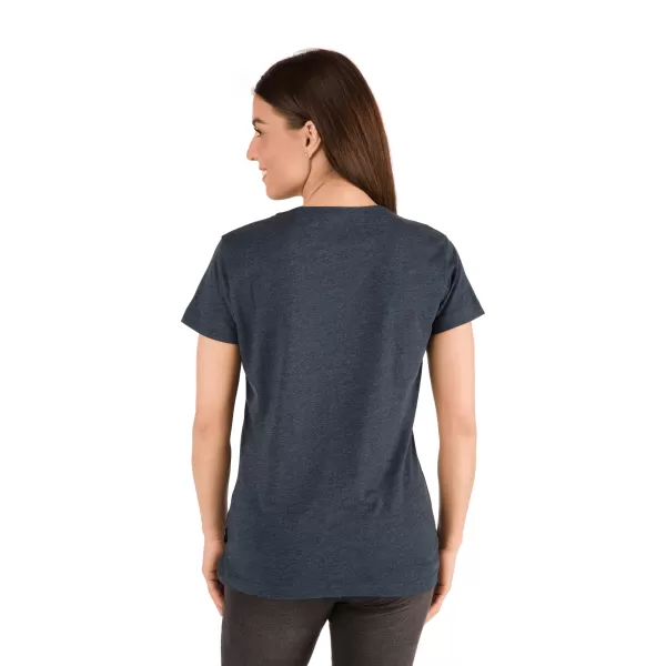  Frauen t -Shirt mit kurzen Ärmeln SAM 73 LTSR618 DUNKELBLAU 