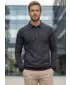 Herren-Sweatshirt KIXMI JASPER SCHWARZES HIGHLIGHT