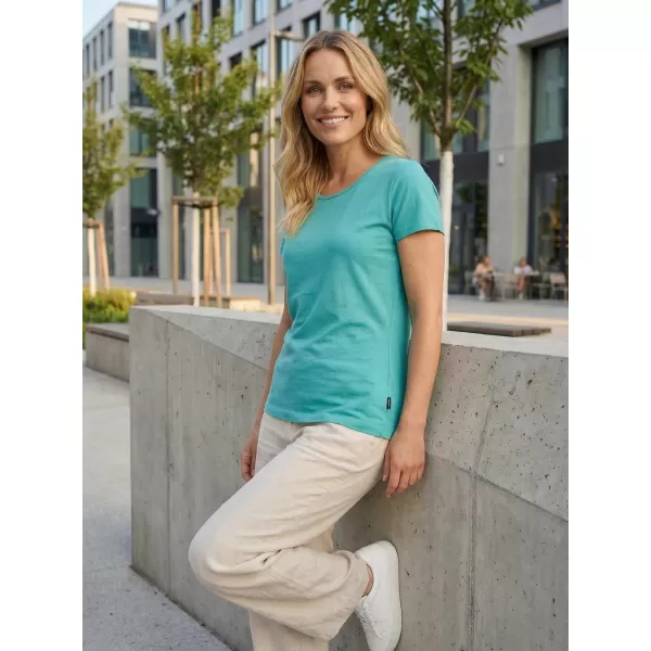  Frauen t -Shirt mit kurzen Ärmeln SAM 73 LTSR615 TÜRKIS 