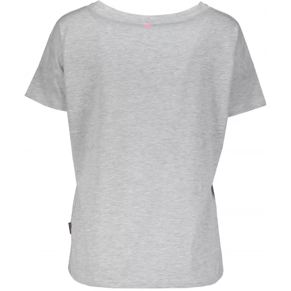  Frauen t -Shirt mit kurzen Ärmeln SAM 73 WT 803 HELLGRAU 