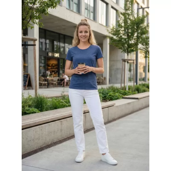  Frauen t -Shirt mit kurzen Ärmeln SAM 73 LTSR615 DUNKELBLAU 
