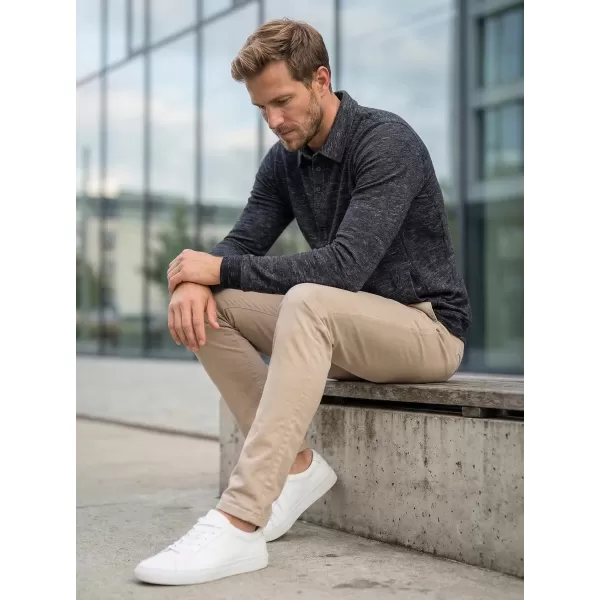  Herren-Sweatshirt KIXMI JASPER SCHWARZES HIGHLIGHT 