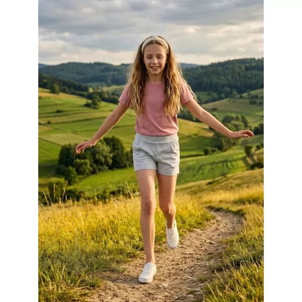  Shorts des Mädchens SAM 73 GS 521 HELLGRAU 