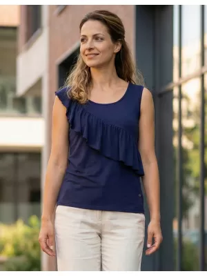 Damen-Tanktop KIXMI JETTIE DUNKELBLAU