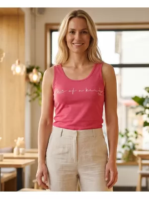 Tanktop SAM 73 LTSR608 DUNKELROSA