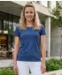 Frauen t -Shirt mit kurzen Ärmeln SAM 73 LTSR615 DUNKELBLAU