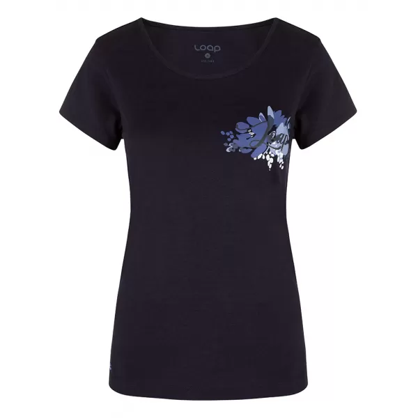  Damen-T-Shirt LOAP ASTRAIA CLW2067 DUNKELBLAU 