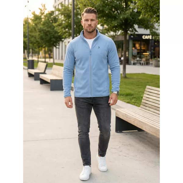  Fleece-Sweatshirt für Herren ALTISPORT DANER MSWR237 HELLBLAU 