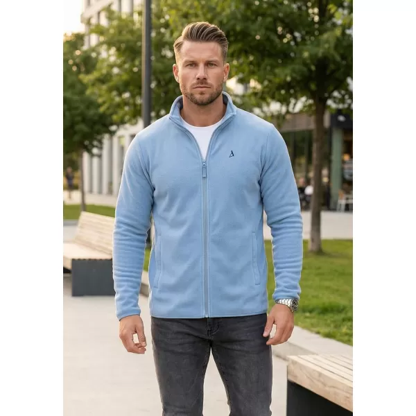  Fleece-Sweatshirt für Herren ALTISPORT DANER MSWR237 HELLBLAU 