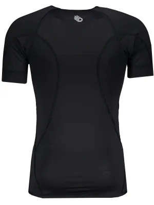 Funktionelles Herren-T-Shirt SENSOR COOLMAX TECH SCHWARZ