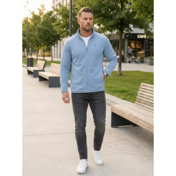  Fleece-Sweatshirt für Herren ALTISPORT DANER MSWR237 HELLBLAU 