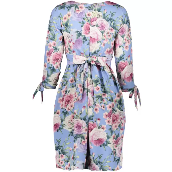  Kleid NUMOCO ALICE A195-9 HELLBLAU 