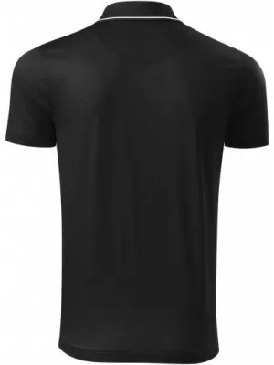 Herren-T-Shirt mit Kragen MALFINI PREMIUM GRAND 259 SCHWARZ