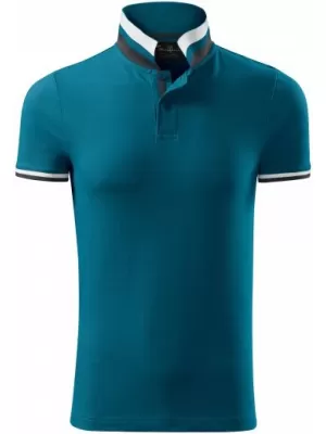 Herren-T-Shirt mit Kragen MALFINI PREMIUM COLLAR UP 256 KEROSIN