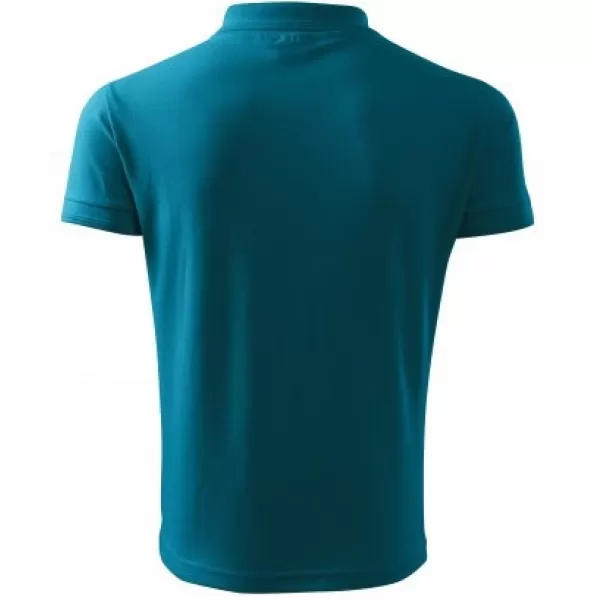  Herren-T-Shirt mit Kragen MALFINI PIQUE POLO 203 DUNKLES TÜRKIS 