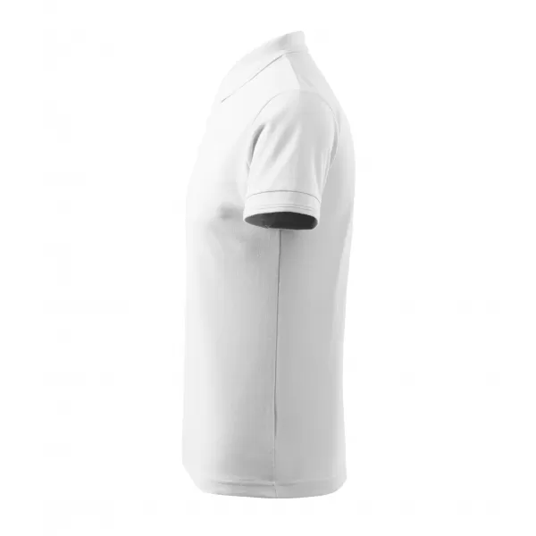  Herren-T-Shirt mit Kragen MALFINI PIQUE POLO 203 WEIß 