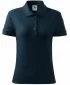 Damen-T-Shirt mit Kragen MALFINI COTTON 213 MARINEBLAU