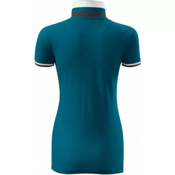  Damen-T-Shirt mit Kragen MALFINI PREMIUM COLLAR UP 257 KEROSIN 