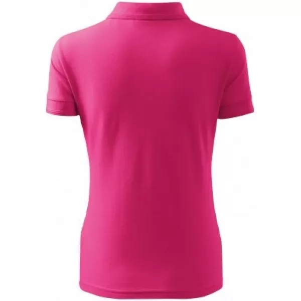  Damen-T-Shirt mit Kragen MALFINI PIQUE POLO 210 MAGENTA 