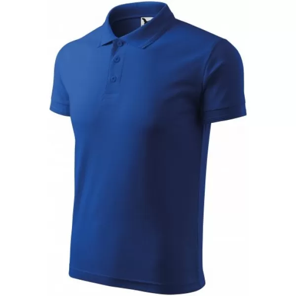  Herren-T-Shirt mit Kragen MALFINI PIQUE POLO 203 KÖNIGSBLAU 