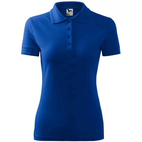  Damen-T-Shirt mit Kragen MALFINI PIQUE POLO 210 KÖNIGSBLAU 