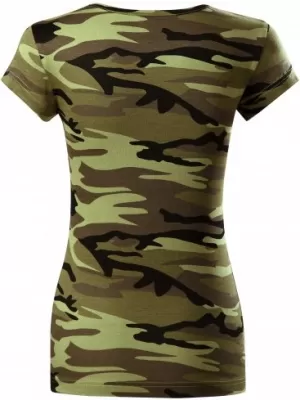 Damen-T-Shirt MALFINI CAMO PURE 122 TARNGRÜN
