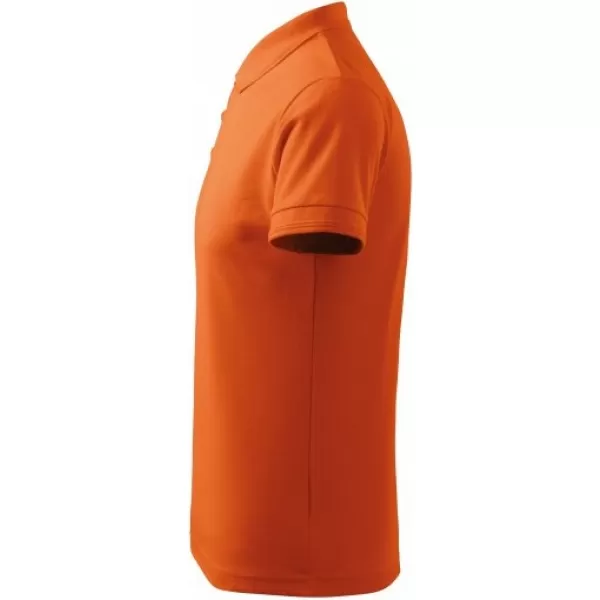  Herren-T-Shirt mit Kragen MALFINI PIQUE POLO 203 ORANGE 