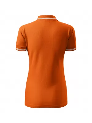 Damen-T-Shirt mit Kragen MALFINI URBAN 220 ORANGE