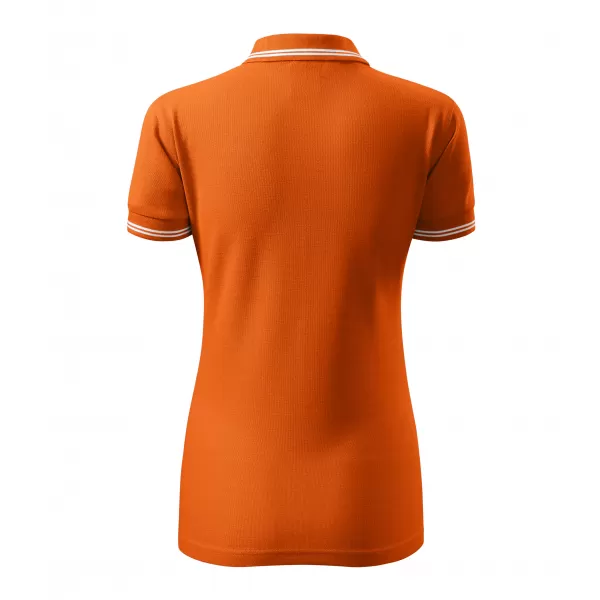  Damen-T-Shirt mit Kragen MALFINI URBAN 220 ORANGE 