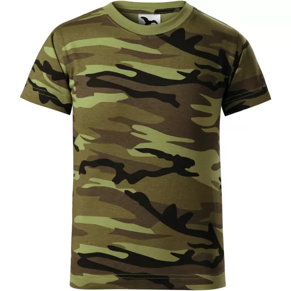 Kinder-T-Shirt MALFINI CAMOUFLAGE 149 TARNGRÜN 