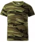 Kinder-T-Shirt MALFINI CAMOUFLAGE 149 TARNGRÜN