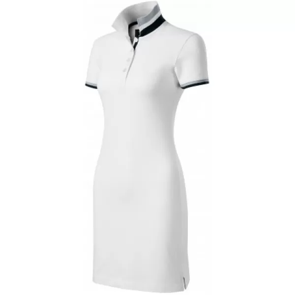  Damenkleid mit Kragen MALFINI PREMIUM DRESS UP 271 WEIß 