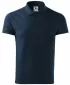 Herren-T-Shirt mit Kragen MALFINI HEAVY 215 MARINEBLAU